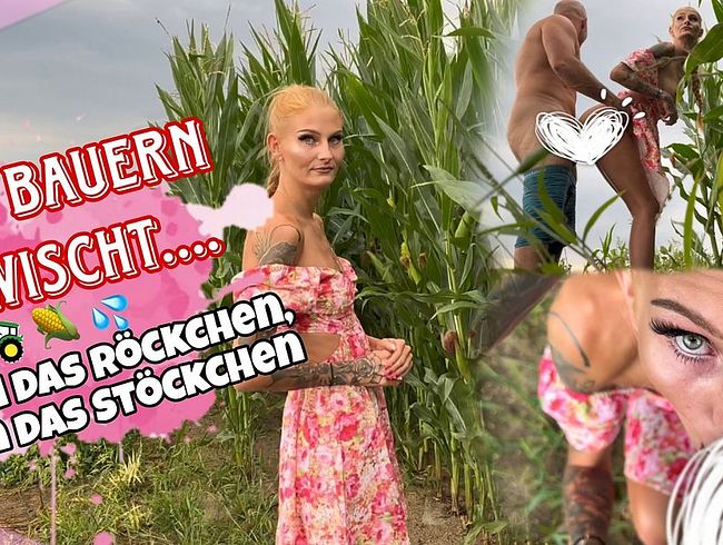 Vom Bauern erwischt... Hoch das Röckchen, rein das Stöckchen!