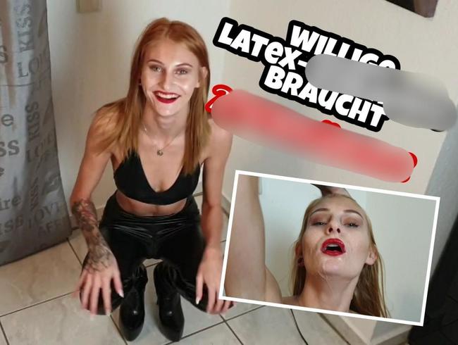 Lessia Mia Porno Video: willige Latex-Schlampe braucht 2 Schwänze